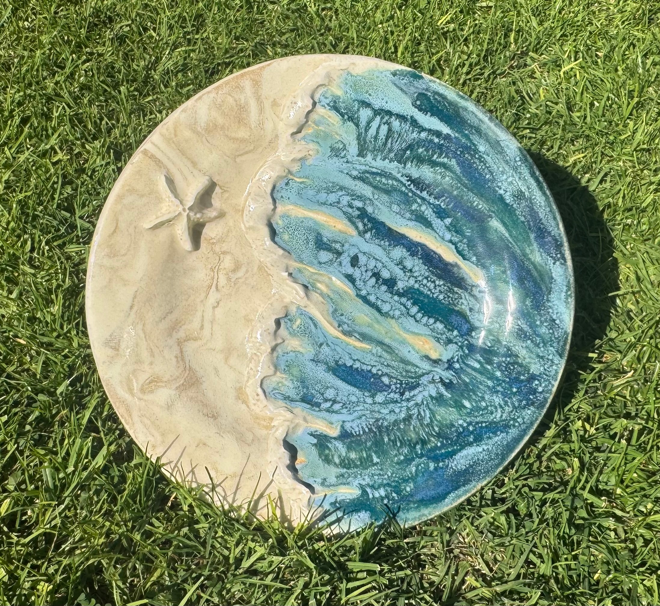 Handmade ceramic piece